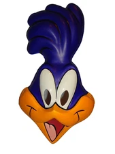 LOONEY TUNES ROAD RUNNER HALLOWEEN MASK PVC SKINNY STYLE SMALL CHILD SIZE