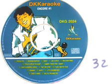 DK Karaoke 2024 CD G 15 Favorite Songs-- Encore 1 Lot 24