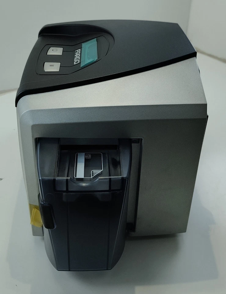 HID GLOBAL FARGO 044100 DTC400 stampante per carte d'identità su un lato - Immagine 3 di 4