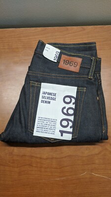 NWT! GAP Kaihara Japanese Selvedge(Red Line) Slim Fit Jeans RAW