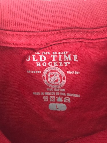 Old Time Hockey Chicago Blackhawks red T-Shirt, Men’s Large - Picture 4 of 5
