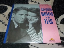 Woman of the Year Laserdisc LD Spencer Tracy Katharine Hepburn Free Ship 50
