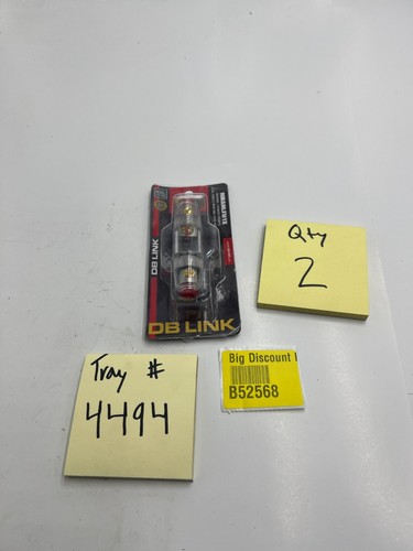 (QTY 2) OEM DB Link NMANLFH1X NICKEL In-Line Mini ANL Fuse Holder - Picture 7 of 7