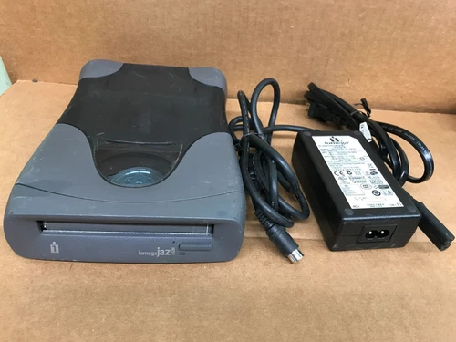Iomega Jaz 2 GB SCSI External Hard Drive V2000S for 1GB 2GB Disk w/ AC ADAPTER