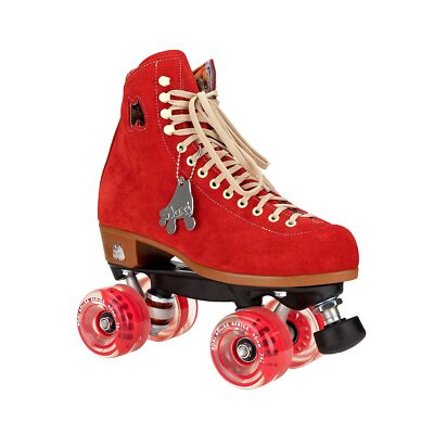 Moxi Skates Lolly Women Quad Roller Skate Poppy Red 10