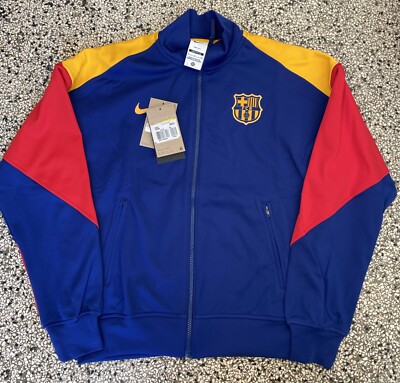 Nike FC Barcelona Jacke Trackjacket 2021 S Unisex Retro New Years Barca