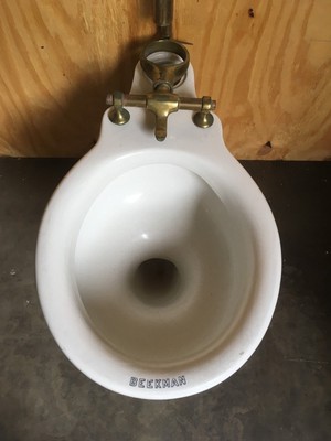 Antique Victorian Oak High Tank Toilet JL MOTT Bath Beekman Vtg Plumbing  478-17E | eBay