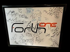 Forth 1 Radio Station Autographed Sign 2001 A1 Sugababes Sophie Ellis Bexter Etc