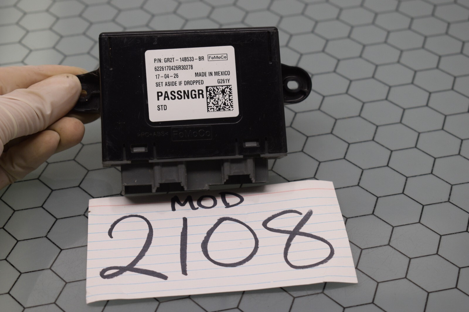 18 19 20 Ford Fusion Right Front  Door Control Module Used #2108-MOD