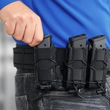 US Molle Mag Pouch 9mm/.40 Caliber Single/Dual Stack Adjustable Magazine Holster