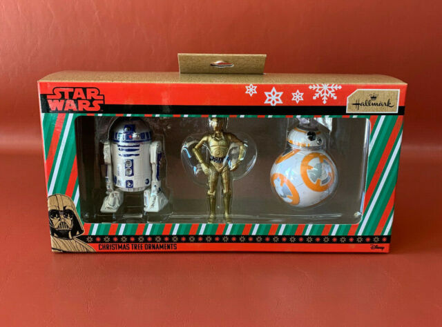 Hallmark Star Wars 3 Pack Christmas Tree Ornament C3Po R2D2 BB8 | eBay