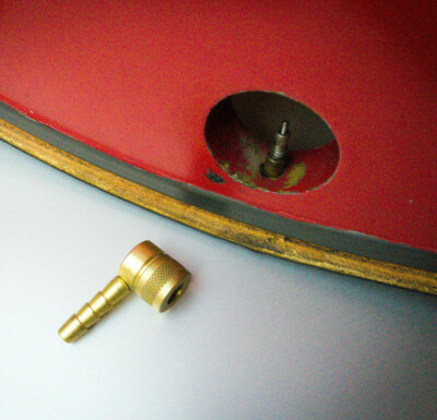 Adapter pump Ambrosio lenticolare ruota disco Bici Corsa ottone | eBay