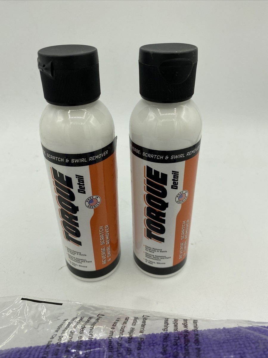 NEW 2 Bottles of Torque Detail Scratch & Swirl Remover 4 oz | eBay