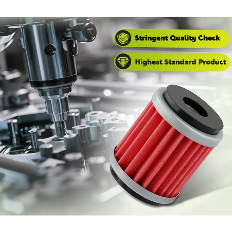 Filtro de aceite 5 piezas para Yamaha WR250R YFZ450X YFZ450R YFM250R RAPTOR GAS GAS EC250 Foto 4 de 4