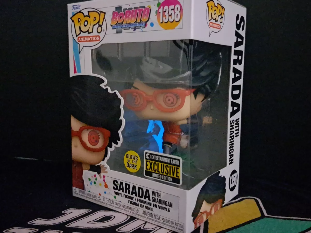 Boruto Sarada with Sharingan Glow-in-the-Dark Funko Pop! Vinyl