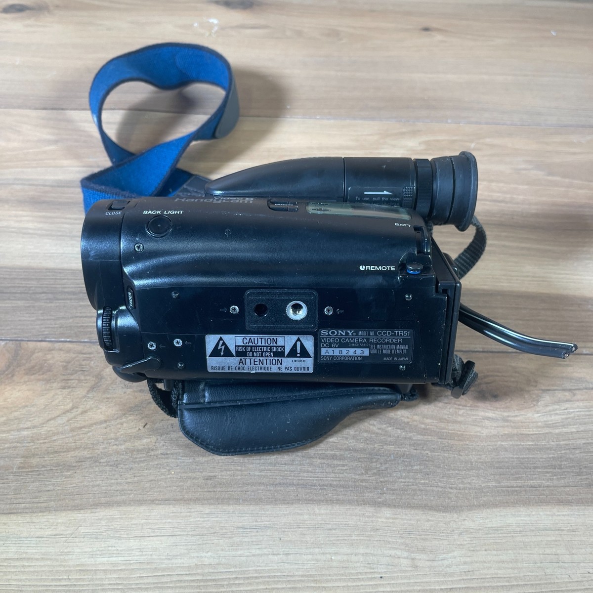 Sony Handycam CCD-TR51 Video8 Camcorder Black Auto Focus Hi-Fi