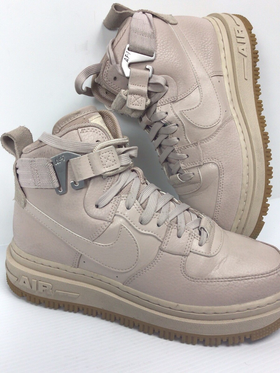 Nike Air Force 1 High Utility 2.0 Fossil Stone Pearl Sz 7 .5