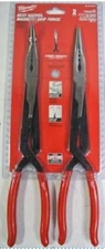 Milwaukee 13" Long Reach Pliers Set 2 Piece Brand 48-22-6542 New