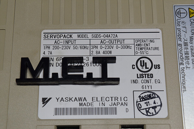 Yaskawa SGDS-04A72A Nuovo &ndash; Servoazionamento Originale &ndash; Scatola Aperta? No, Sigillato!
