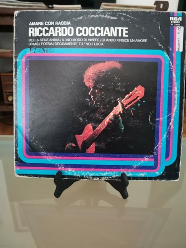 Riccardo Cocciante Amare con Rabbia Vinile LP 1976 RCA Lineatre POP Italiano prezzo ebay