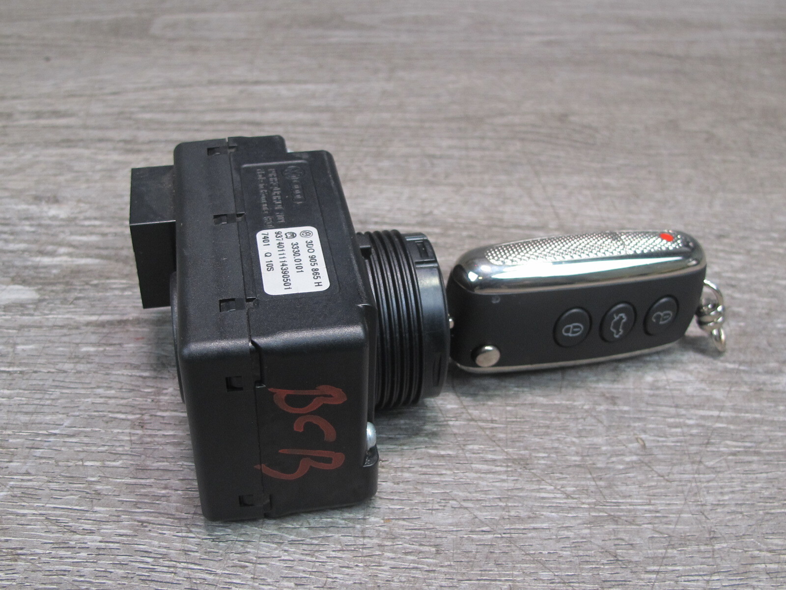 2008 BENTLEY CONTINENTAL GTC 6.0 BWR ENGINE ECU ECM KEYLESS IGNITION LOCK SET