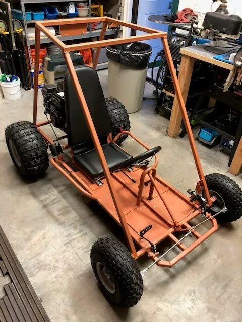 New Custom Built Go-Kart For Sale: Burnt Orange, 6 1/2 HP, One