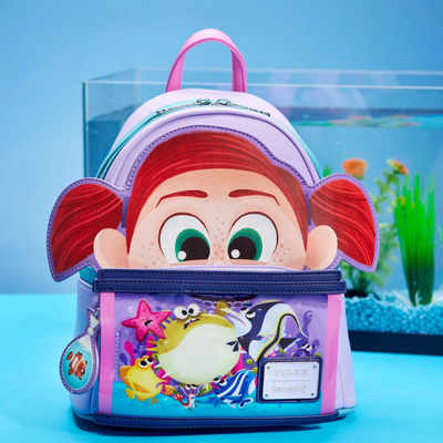 Loungefly Disney Pixar Moments Finding Nemo Darla Womens Mini Backpack Disney Loungefly Mini Backpack - Pixar Moments - Finding  main image 4