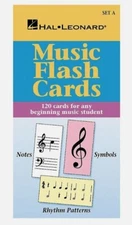 New Hal Leonard Music Flash Cards Set: A / 120 Color-Coded Cards / Basic Symbols