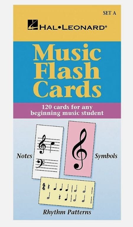 New Hal Leonard Music Flash Cards Set: A / 120 Color-Coded Cards / Basic Symbols