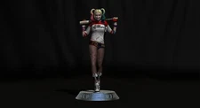 Harley Quinn Suicide Squad Action Figure Model File STL - OBJ for 3D Printing