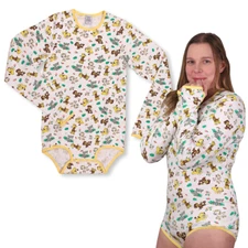 Rearz Safari Adult Long Sleeve Bodysuit 
