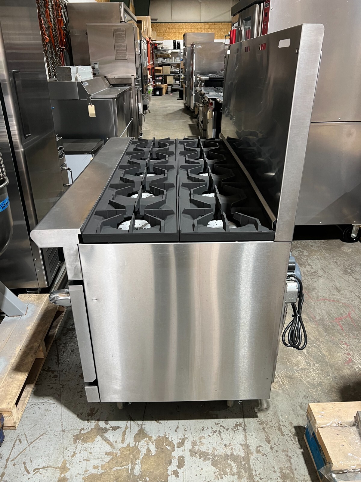 American Range AR-10-CC 10-Burner Heavy Duty Range w/Convection Oven Base