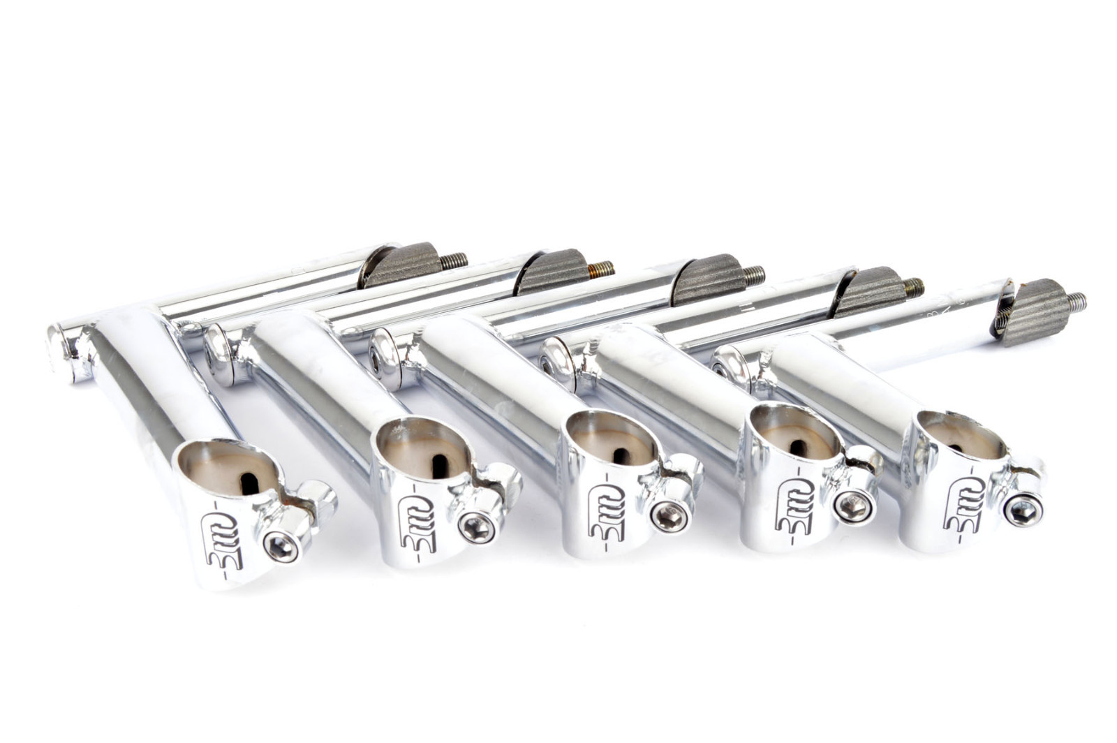 Steli NOS 3ttt Chromix 90 gradi / 90-130 mm / dimensioni morsetto 25,4 mm / anni '90