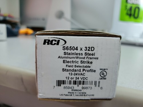RCI L6504 Electric Strike x LMKMx32D - Picture 2 of 4
