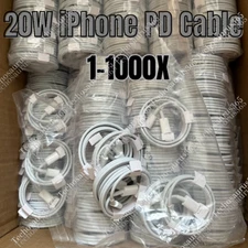 Fast Charger Cable Type USB C PD Cord  For iPhone 14 13 12 11 Pro Max XR XS Lot