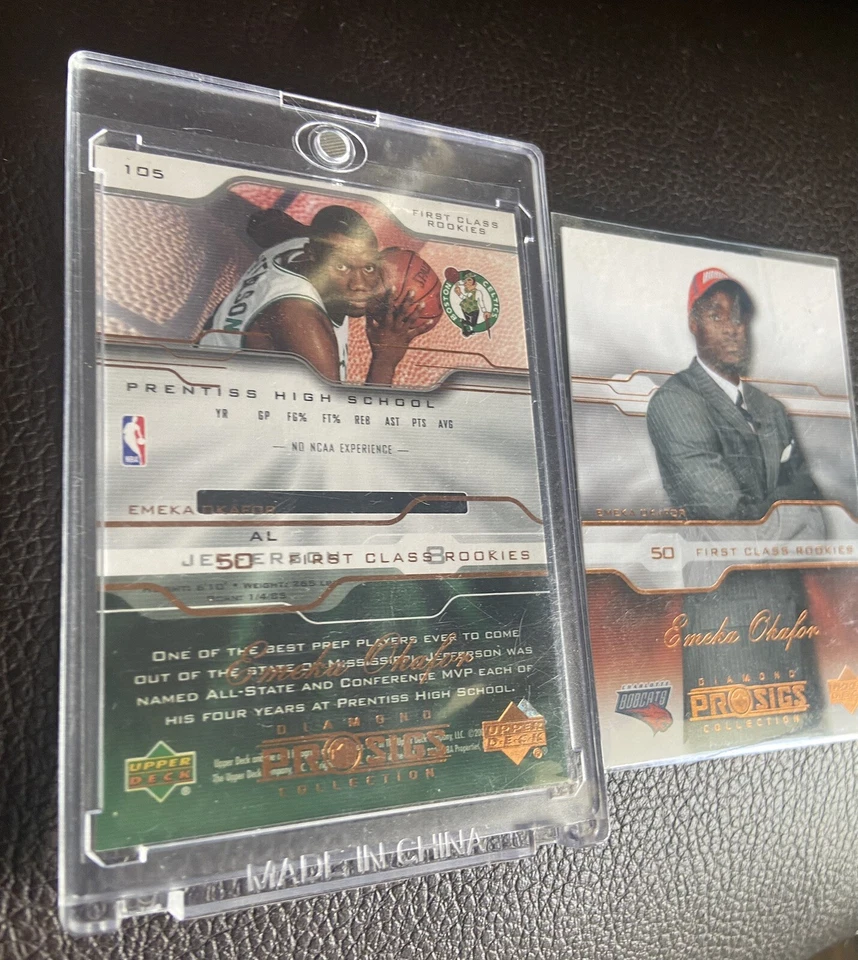 1 de 1 Tarjeta de Novato Al Jefferson/Emeka Oakafor Error! 🔥 Foto 2 de 4