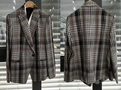 Brunello Cucinelli Embellished Caro Blazer Coat Jacket Monili Suit M