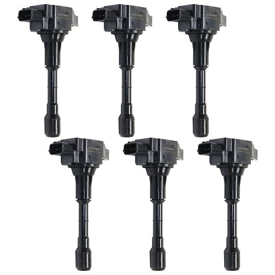 Set of 6 Ignition Coils Coupe for Nissan 370Z INFINITI Q70 Q70L QX50 QX70 Q50