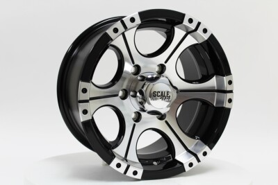 #ad 15x8 0 Scale 4x4 Ace 6x139.7 Black w Machined Face Wheels Set of 4 $640.00
