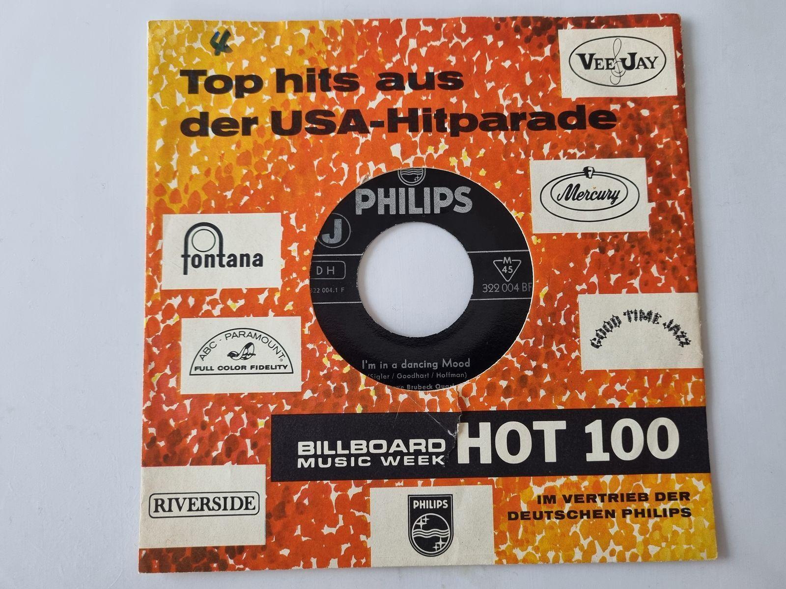 7"" Single The Dave Brubeck Quartet - Lover/ I'm in a dancing mood Vinyl Germany