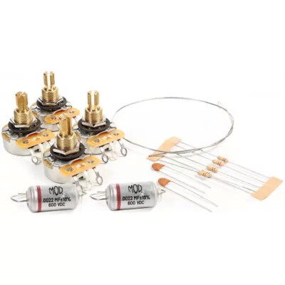 Electronic Upgrade Kit fits Gibson  Les Paul, CTS TVT Shortshaft Pots, Pio Caps