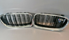 NEW GENUINE BMW 5 SERIES F10 M SPORT BUMPER GRILLE FRONT PAIR 8057224 & 8057229