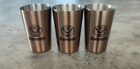 3 neue Jägermeister Limited Edition Metall Schnapsgläser