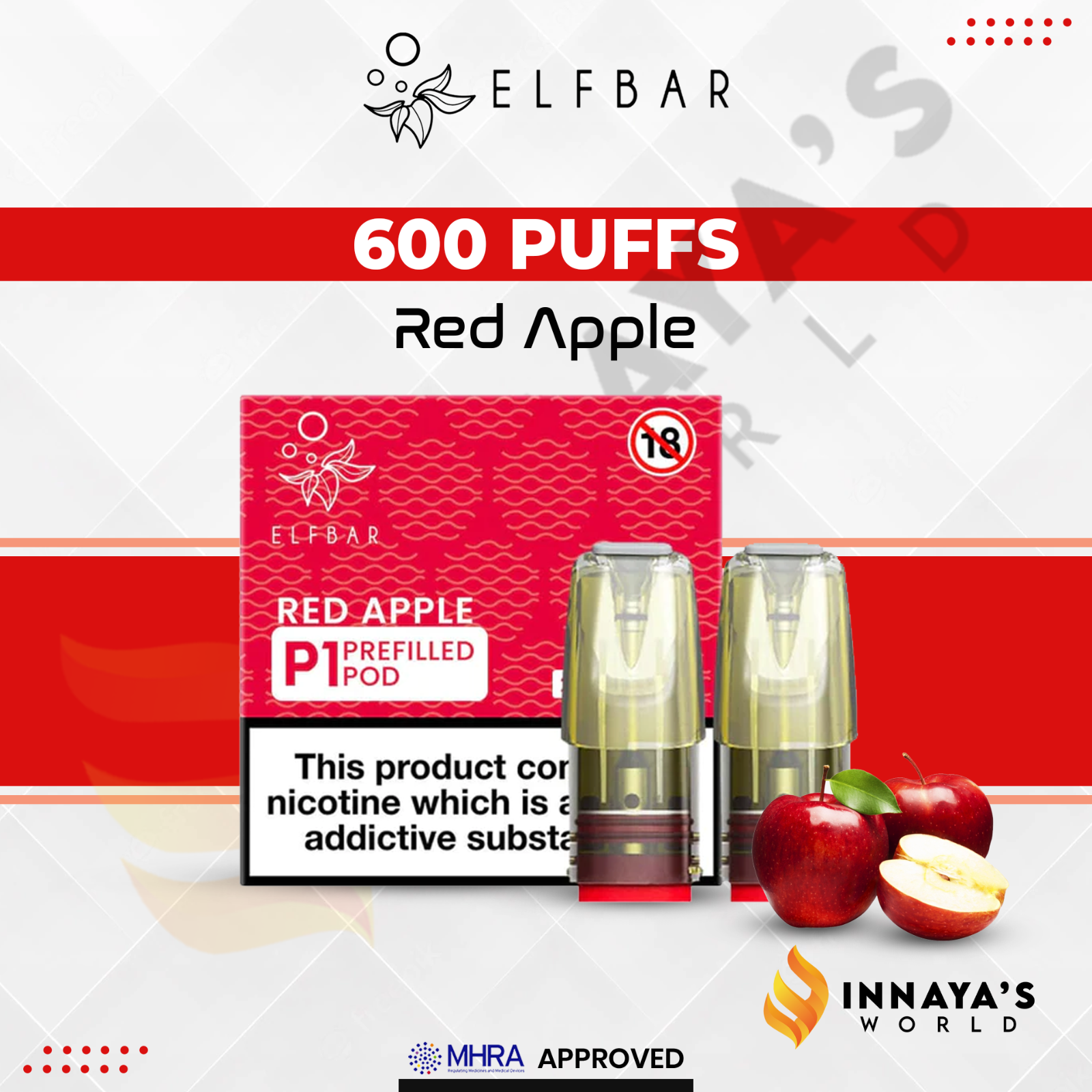 ELF BAR MATE 500 P1 PODS PREFILLED DISPOSABLE COMPATIBLE ELFBAR MATE 500 KIT UK eBay