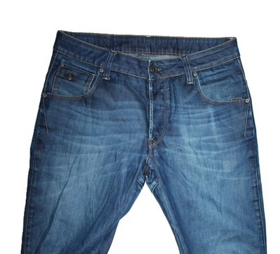 G-Star Arc 3D Slim Herren Jeans W31 L34 Blau Denim Schmaler Fit Kultmodell