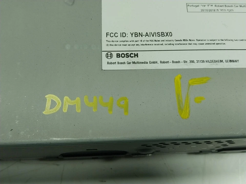 259153695R SISTEMA AUDIO / RADIO CD / 259153695R / 17376164 PARA RENAULT MEGANE - Imagen 3 de 4