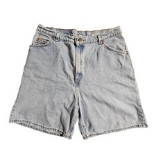 Vintage Levi's 922 Tapered Fit Mom Shorts 16 Orange Tab Denim Light Wash 39922