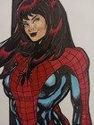 New ListingMary Jane! Original Superhero Art! Sketch! Spider-Man! 9X12In! Must Have!