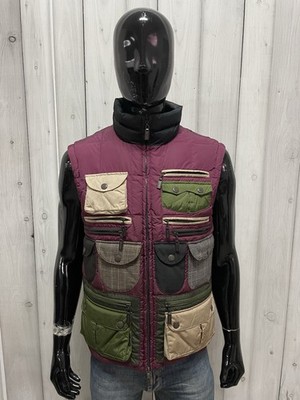 Etro Milano Men's Gilet Feather Patchwork Multitasking Size M / 48 Sleeveless