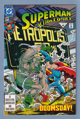 Action Comics #684 (Vol 1) : VF/NM : ''... Doomsday is Near!'' : Doomsday